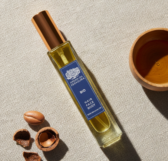 Branding et identité visuelle pour gamme cosmétique à l'huile d'argan