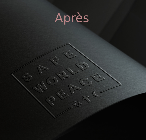 refonte digitale ONG Safe World Peace nouveau logo modernisé