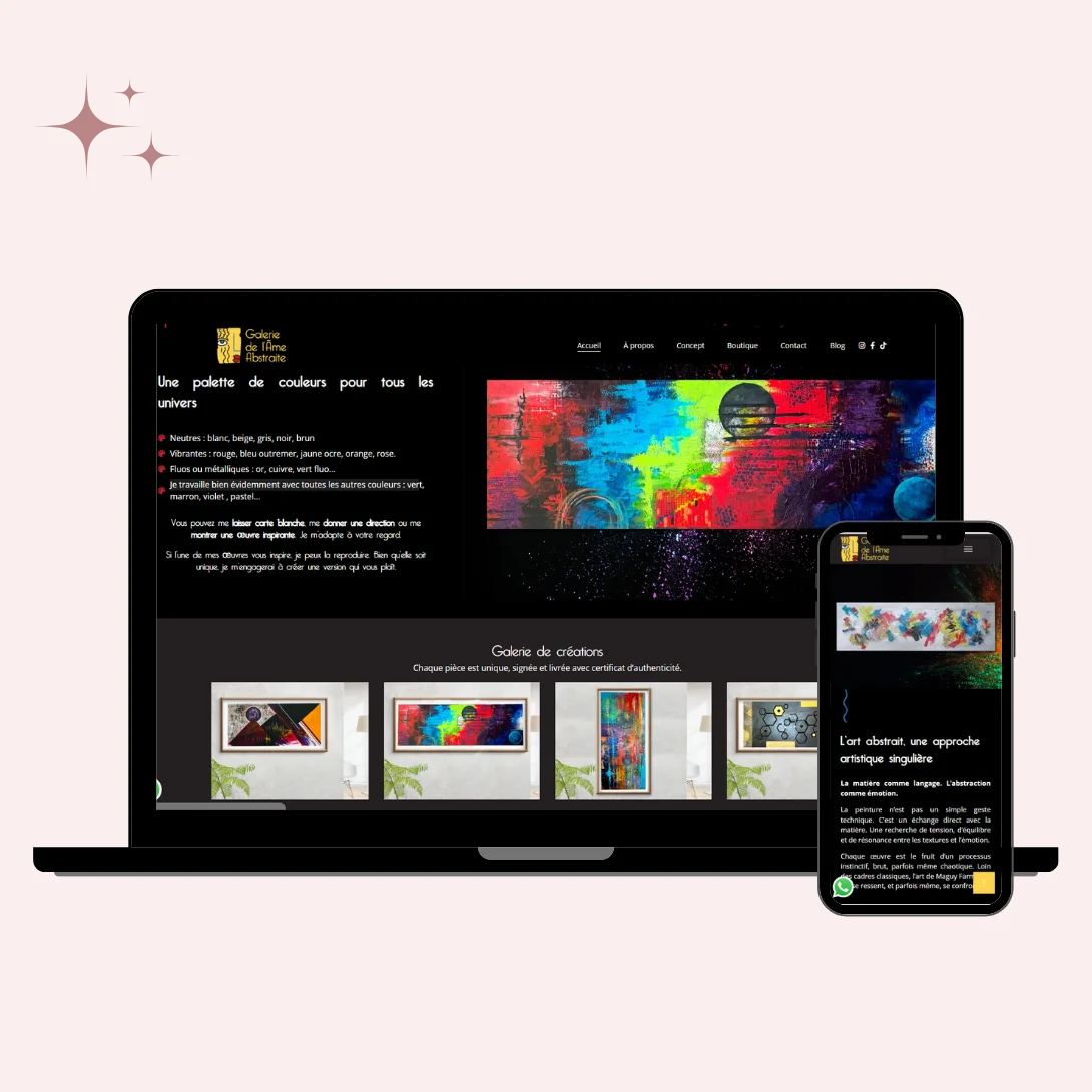 Boutique en ligne Galerie de l'Âme Abstraite